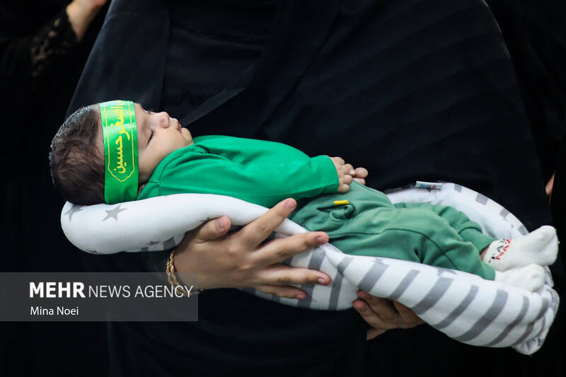 مراسم «شیرخوارگان حسینی» در تبریز