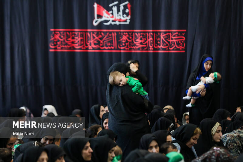 مراسم «شیرخوارگان حسینی» در تبریز