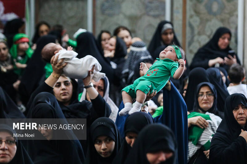 مراسم «شیرخوارگان حسینی» در تبریز