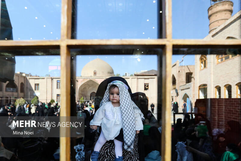 مراسم «شیرخوارگان حسینی» در تبریز