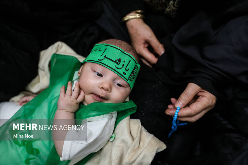 مراسم «شیرخوارگان حسینی» در تبریز