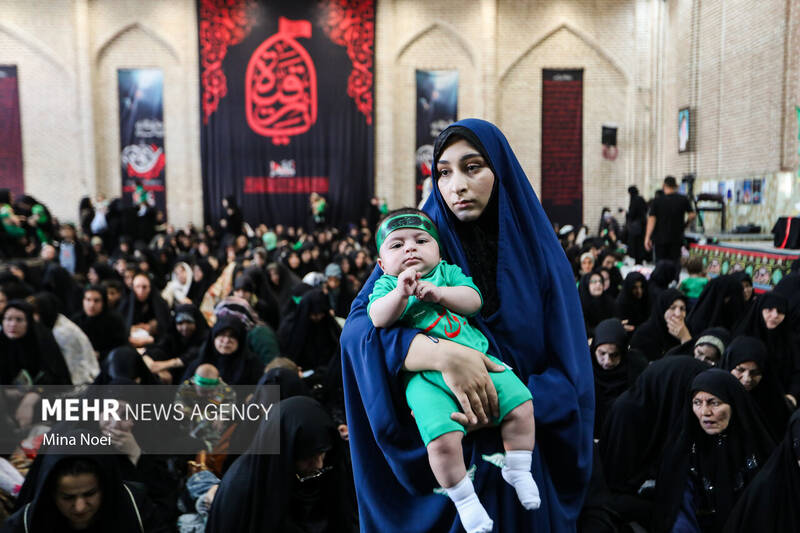 مراسم «شیرخوارگان حسینی» در تبریز