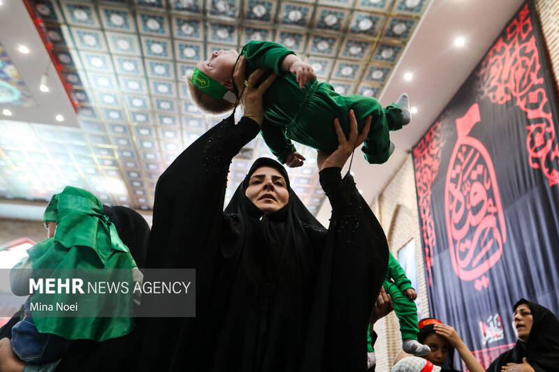 مراسم «شیرخوارگان حسینی» در تبریز