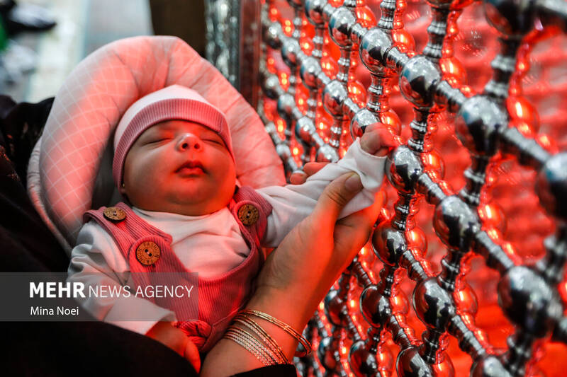 مراسم «شیرخوارگان حسینی» در تبریز