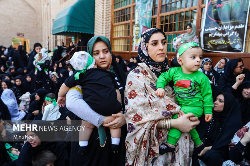 مراسم «شیرخوارگان حسینی» در تبریز