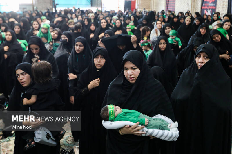 مراسم «شیرخوارگان حسینی» در تبریز