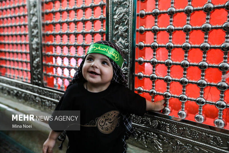 مراسم «شیرخوارگان حسینی» در تبریز