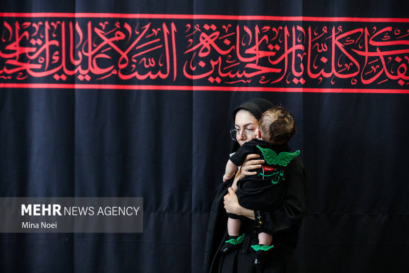 مراسم «شیرخوارگان حسینی» در تبریز