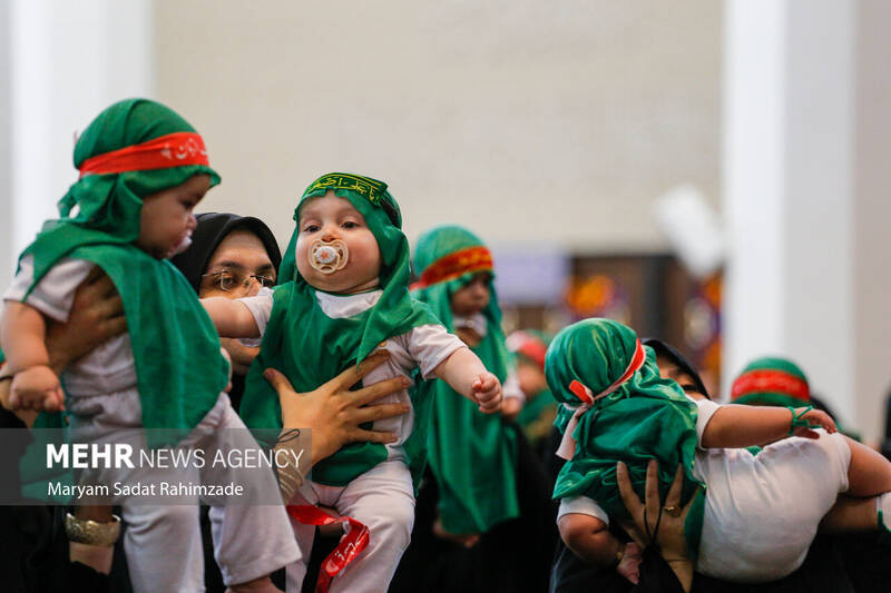 شيرخوارگان،مراسم،مادران،حسيني،حضرت،برگزار،صبح،ساعت،مصلاي،محر ...
