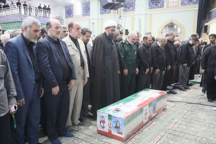 پیکر مطهر شهیده «بهاره لطفی» در همدان تشییع شد 2