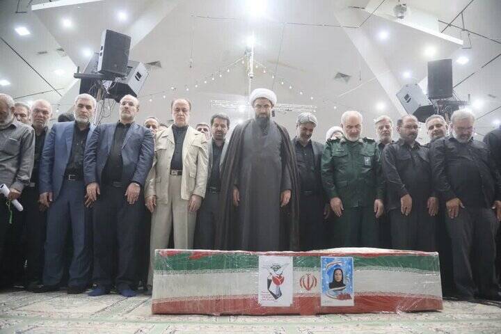پیکر مطهر شهیده «بهاره لطفی» در همدان تشییع شد 3