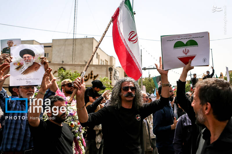 عکس/تشییع پیکر شهدای حملات رژیم صهیونیستی در قم