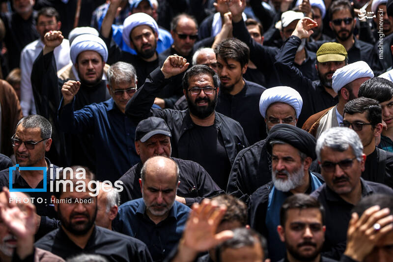 عکس/تشییع پیکر شهدای حملات رژیم صهیونیستی در قم