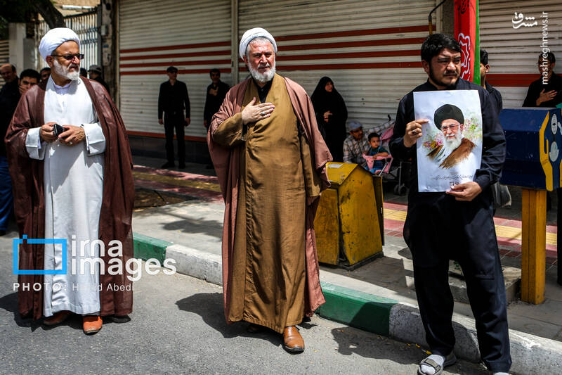 عکس/تشییع پیکر شهدای حملات رژیم صهیونیستی در قم