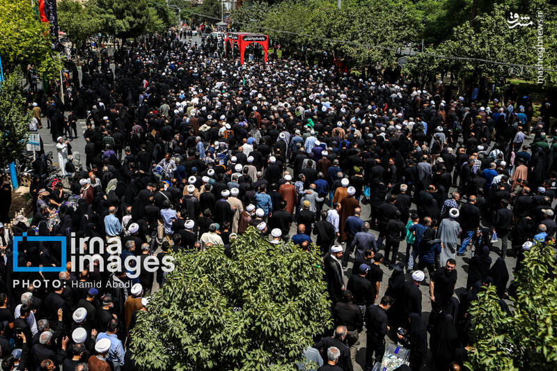 عکس/تشییع پیکر شهدای حملات رژیم صهیونیستی در قم