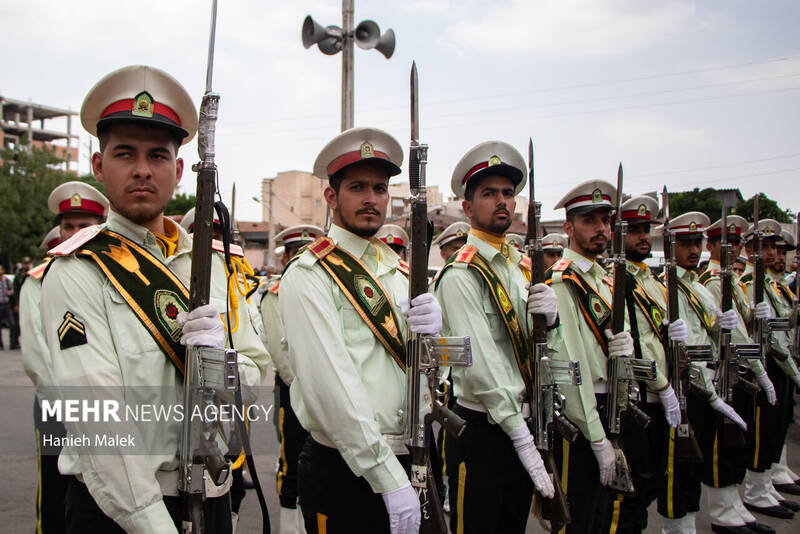 تشییع پیکر پاک سه شهید نیروی انتظامی درگرگان