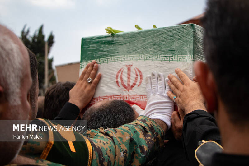 تشییع پیکر پاک سه شهید نیروی انتظامی درگرگان