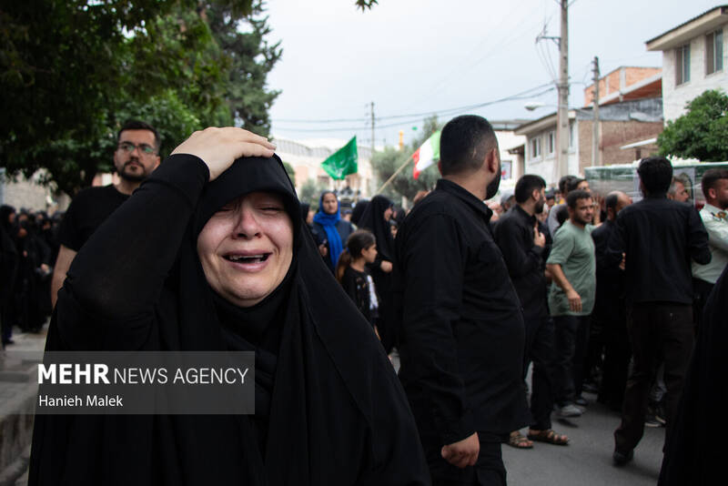 تشییع پیکر پاک سه شهید نیروی انتظامی درگرگان