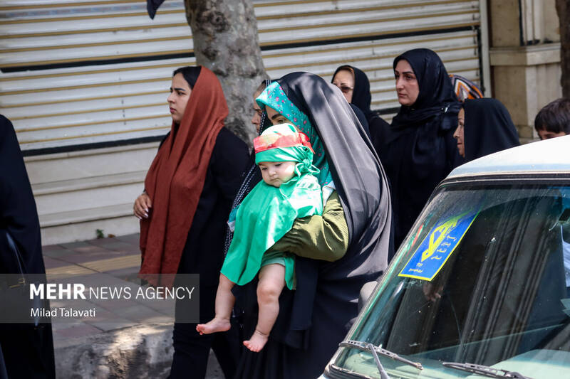 تشییع پیکر شهید «پوراندخت سعادتنژاد» در تالش