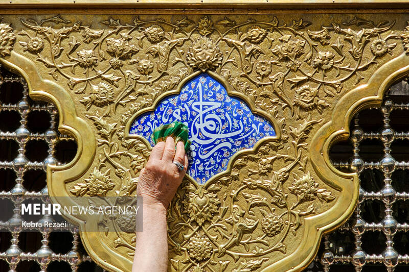 بارگاه منور امام رضا(ع) در نخستین روز از ماه محرم7