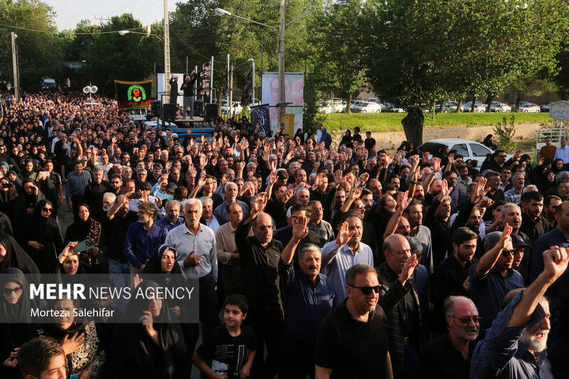 تشییع پیکر شهید دکتر «داوود شیروانی» پزشک زندان اوین