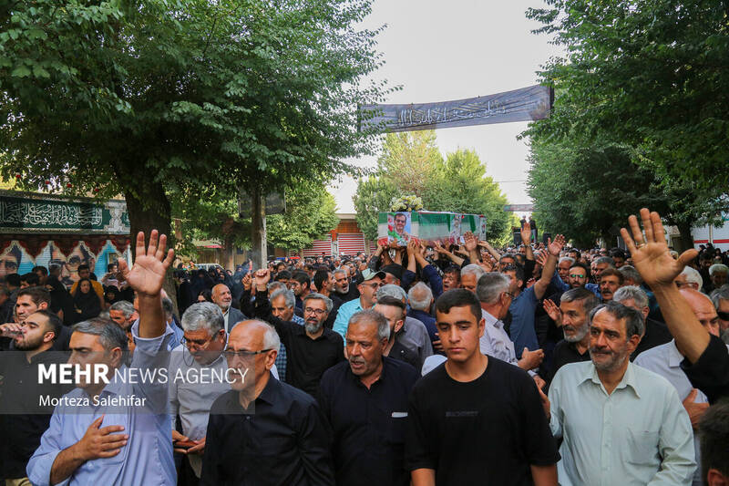 تشییع پیکر شهید دکتر «داوود شیروانی» پزشک زندان اوین