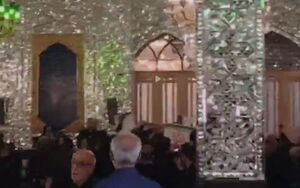 فیلم/ طواف پیکر شهید طهرانچی در حرم حضرت عبدالعظیم (ع)