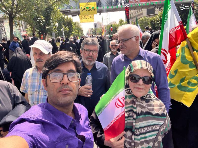 عکس / حضور شخصیتها در مراسم تشییع شهدای اقتدار ایران 15