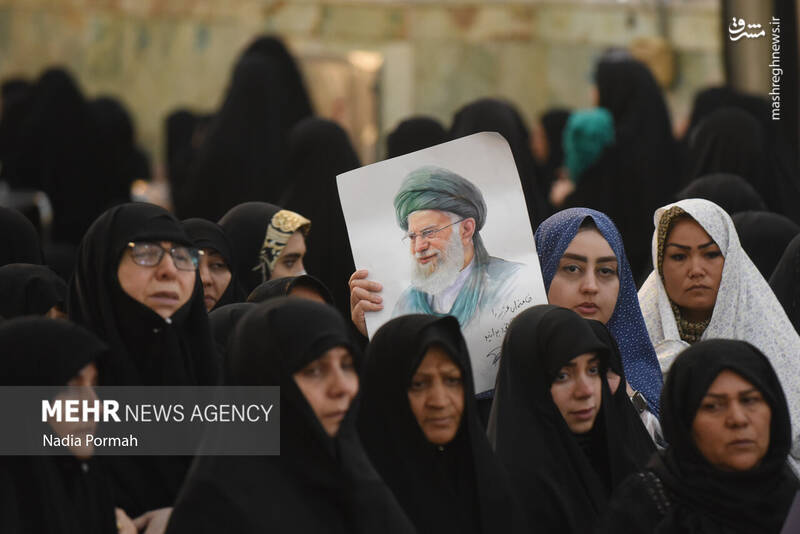 عکس/ تدفین شهید طهرانچی در حرم حضرت عبدالعظیم حسنی(ع)