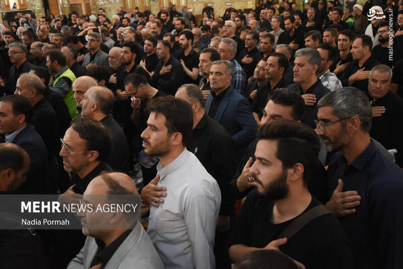 عکس/ تدفین شهید طهرانچی در حرم حضرت عبدالعظیم حسنی(ع)