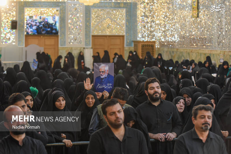 عکس/ تدفین شهید طهرانچی در حرم حضرت عبدالعظیم حسنی(ع)