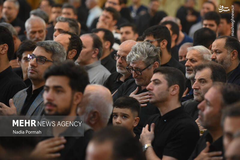 عکس/ تدفین شهید طهرانچی در حرم حضرت عبدالعظیم حسنی(ع)