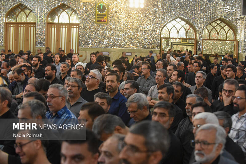 عکس/ تدفین شهید طهرانچی در حرم حضرت عبدالعظیم حسنی(ع)