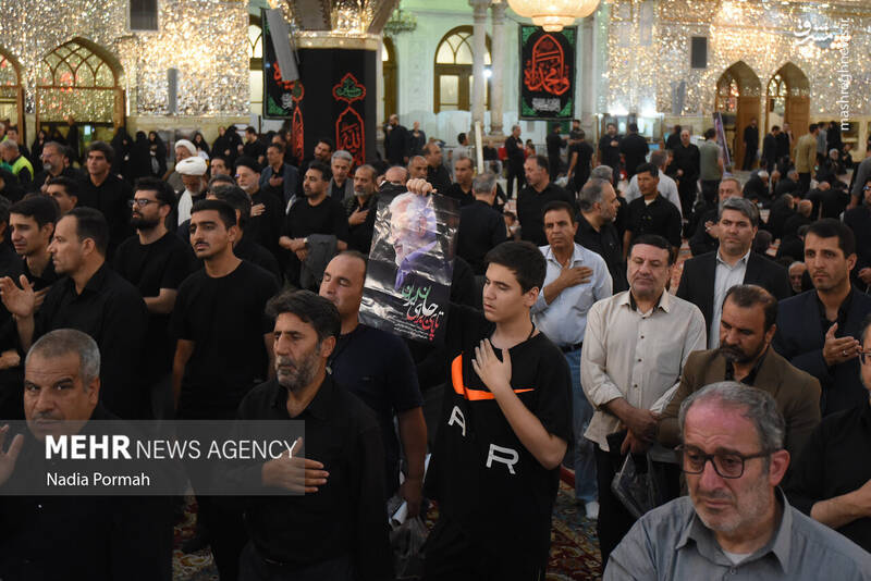 عکس/ تدفین شهید طهرانچی در حرم حضرت عبدالعظیم حسنی(ع)