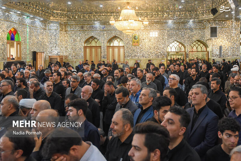 عکس/ تدفین شهید طهرانچی در حرم حضرت عبدالعظیم حسنی(ع)