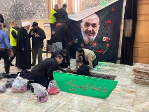 اولین تصاویر از خانه ابدی شهید سلامی در حرم سیدالکریم