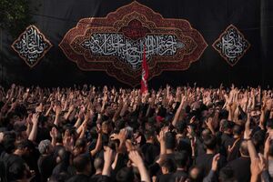 عکس/ سومین شب از ماه محرم در هیئت رایه‌العباس(ع)