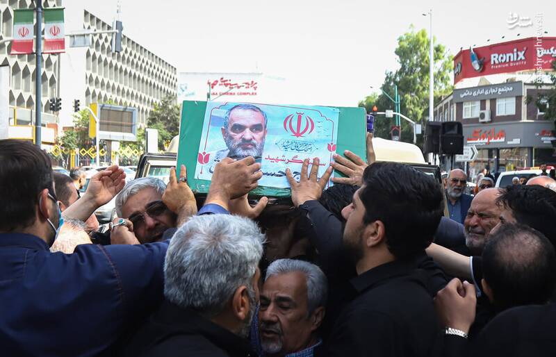 عکس/ مراسم تشییع پیکر سردار شهید حاج محمدحسن محقق