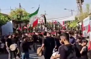 فیلم/ سنج و دمام دزفولی‌ها در مراسم تشییع شهید غلامعلی رشید