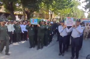 فیلم/ استقبال از پیکر شهید "ابوالفضل نیکویی" در اقلید فارس