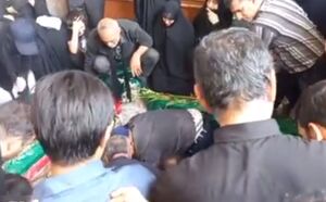 فیلم/ شهید رشید در جایگاه ابدی‌ خود آرام گرفت