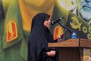 فیلم/ دختر شهید شادمانی: اگر همه مردان‌مان شهید شوند ما می‌جنگیم