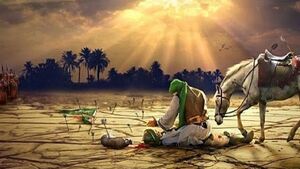 فرزند ایرانی که در کربلا شهید شد! + فیلم