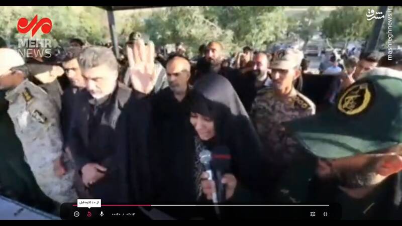 صحبت مستقیم همسر شهید با رژیم اسرائیل! + عکس