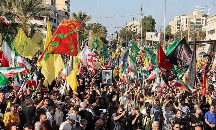 وقتی زور بمبهای صهیون به پرچم عزا در لبنان نمیرسد