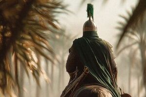 تا ابد آب خجالت دارد! + عکس تصویری از حضرت عباس (ع) - کراپشده