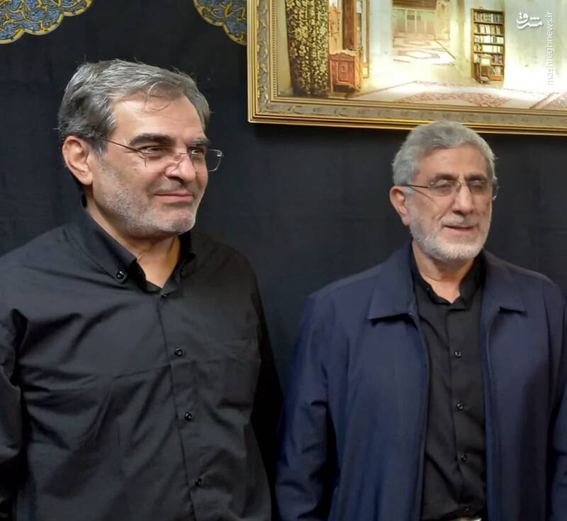 شهید ربانی در کنار سردار اسماعیل قاآنی فرمانده سپاه قدس شهید ربانی در کنار سردار اسماعیل قاآنی فرمانده سپاه قدس