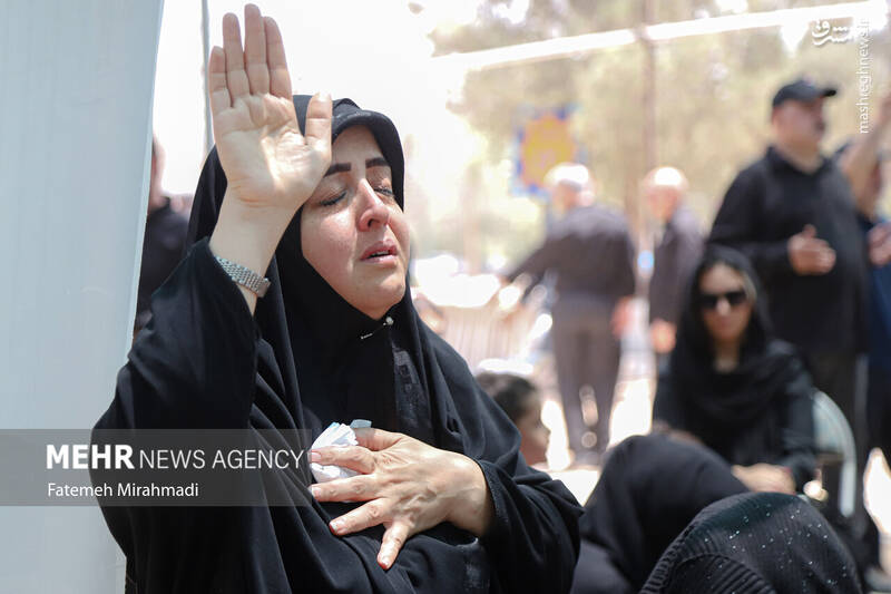 عکس/ تشییع پیکر مطهر شهیدان حملات رژیم صهیونیستی به ایران