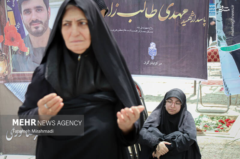 عکس/ تشییع پیکر مطهر شهیدان حملات رژیم صهیونیستی به ایران