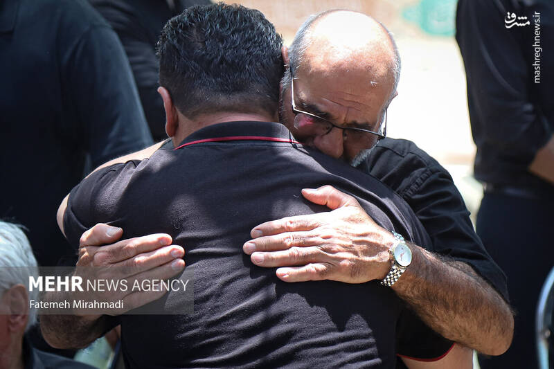 عکس/ تشییع پیکر مطهر شهیدان حملات رژیم صهیونیستی به ایران